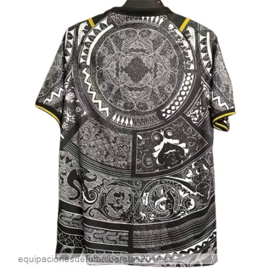 Nuevo Tailandia Especial Camiseta Italia 2024 Negro Gris Baratas